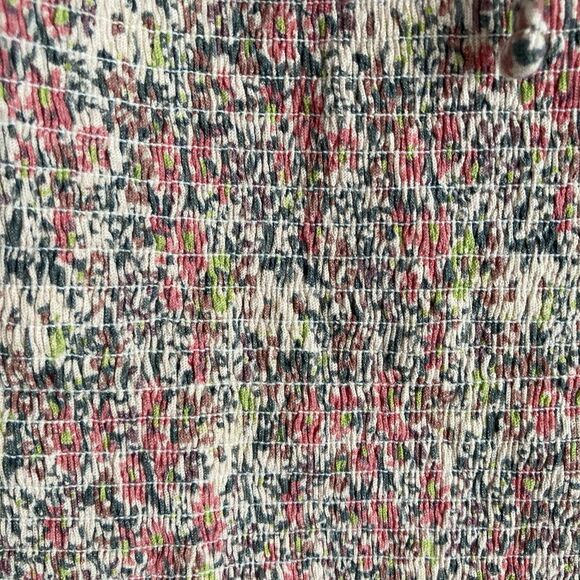 Nation LTD Abrielle Tee Superbloom Top Classic Boho Size Medium Pink Floral - Picture 4 of 12